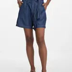 Orsay Navy Blue Women's Denim Shorts - Women's