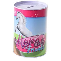 Horse Friends pokladnička 8,5x12cm kov