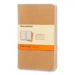 Sešity Moleskine Cahier S, linkovaný, 3 ks, karton