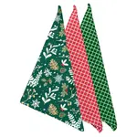 Bavlněné utěrky ZIMNÍ VĚTVIČKY 45 x 70 cm 3 ks