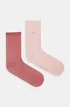Ponožky Calvin Klein 2-pack dámské, růžová barva, 701232094