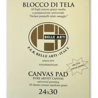 Malířské plátno v bloku Belle Arti 24x30cm