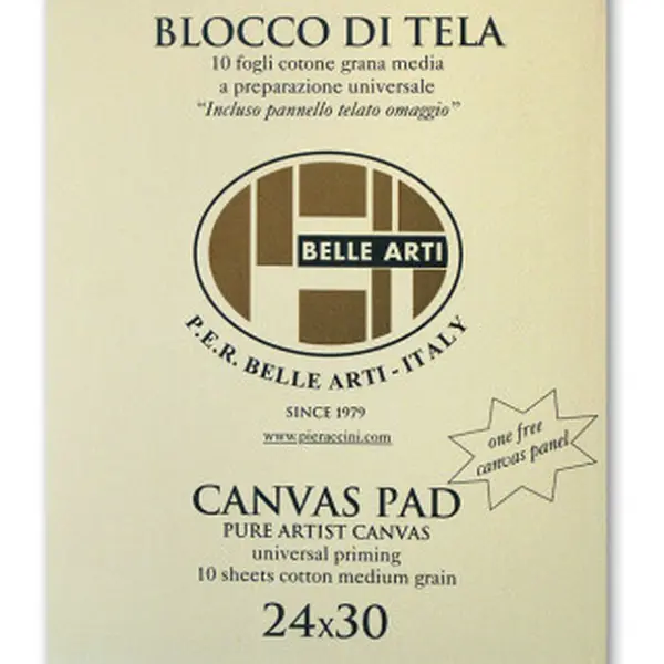 Malířské plátno v bloku Belle Arti 24x30cm