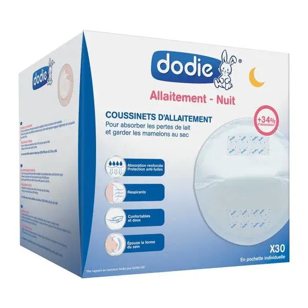 Dodie Tenké vložky do podprsenky - Noční (30 ks)