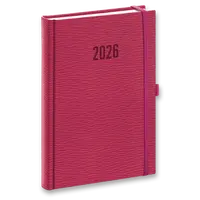 Denní diář Rivoli 2026 - A5, růžový
