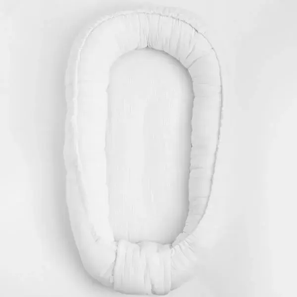 Mušelínové hnízdečko pro miminko New Baby bílá