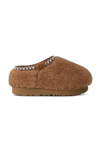 Kojenecké pantofle UGG TASMAN MAXI CURLY