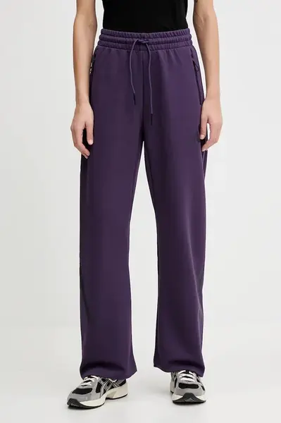 Tepláky adidas adidas x Z.N.E dámské, fialová barva, KB9441