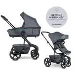 EASYWALKER Kombinovaný kočárek Harvey5 Premium 2v1 Mineral Grey LITE RWS