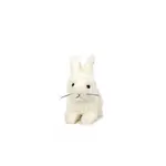 Králík plyš 15cm bílý