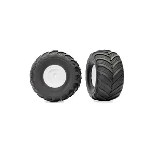 Traxxas kolo 2.0/3.0", disk bílý, pneu Terra Groove (2)