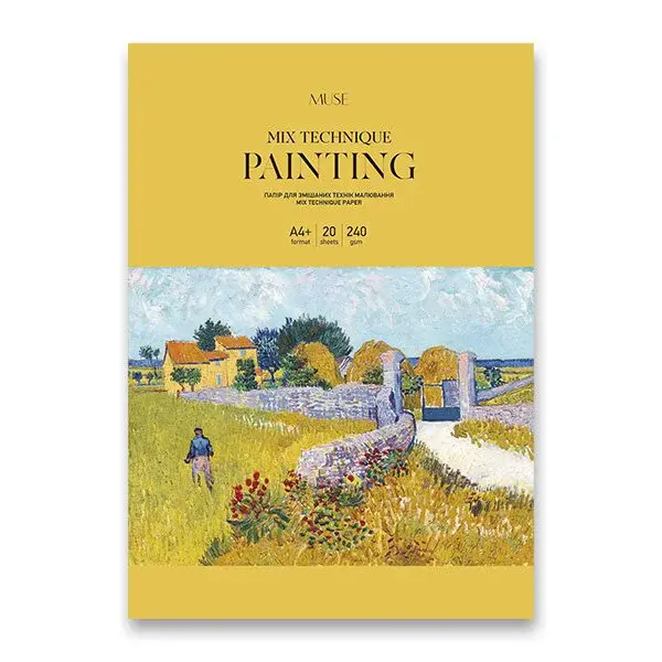 Kreslicí karton Shkolyaryk Muse Mix Technique - A4+, 20 listů