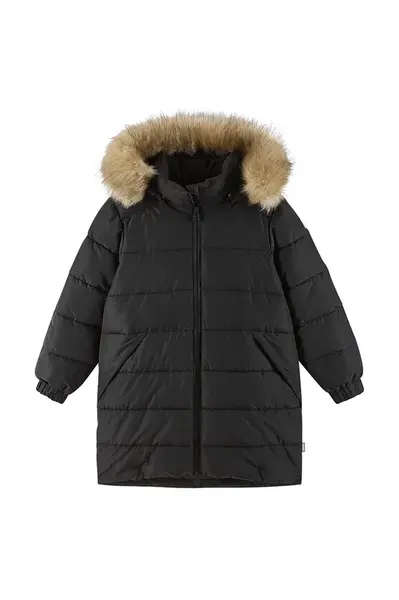 Dětská bunda Reima Luvia černá barva, 5100420A