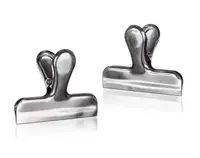 Sada klipsů na sáčky (2 ks) Akcent, nerez