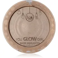 J.Cat Beauty You Glow Girl zapečený rozjasňovač odstín 104 Crystal Sand 8.5 g