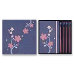 Sada Moleskine Sakura - 2 zápisníky, 4 grafitové tužky L, dárková sada