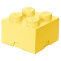 LEGO® úložný box 4 - světle žlutá 250 x 250 x 180 mm