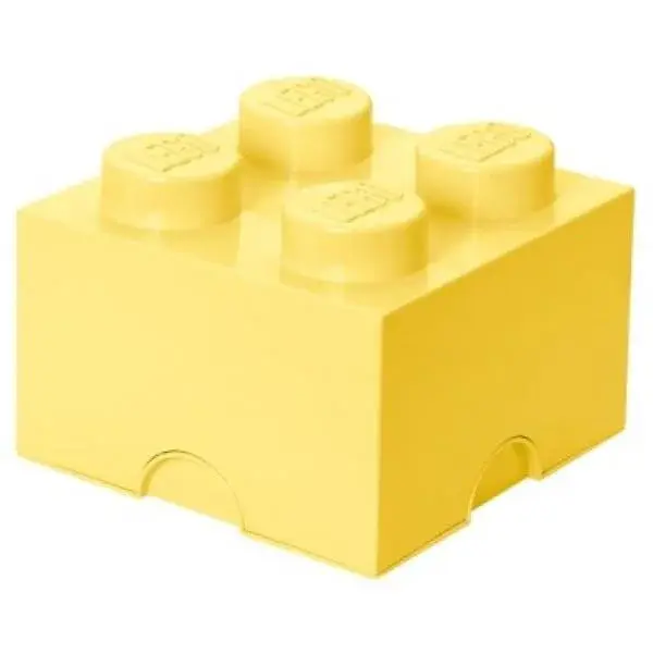 LEGO® úložný box 4 - světle žlutá 250 x 250 x 180 mm