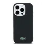 Zadní kryt Lacoste PVC Iconic Petit Pique Metal Logo MagSafe pro Apple iPhone 16 Pro, black