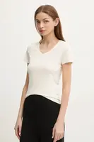 Tričko Guess NEW CARRIE béžová barva, O5RI02 KBBU1