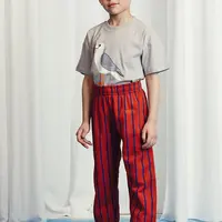 Dětské bavlněné tepláky Mini Rodini červená barva, 2523013442