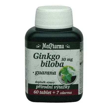 MedPharma Ginkgo biloba 30 mg + Guarana 67 tablet