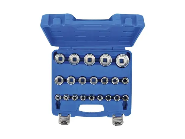 BGS technic Hlavice nástrčné 1/2" 8-36 mm, sada 21 dílů - BGS 2267