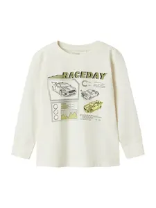 NAME IT Tričko 'NMMOBAY'  žltá / čierna / biela