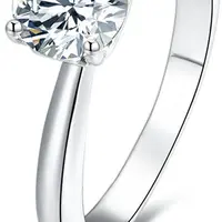 Beneto Stříbrný prsten s krystaly AGG200 56 mm