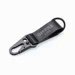 Ombre Men's key ring with snap hook - black