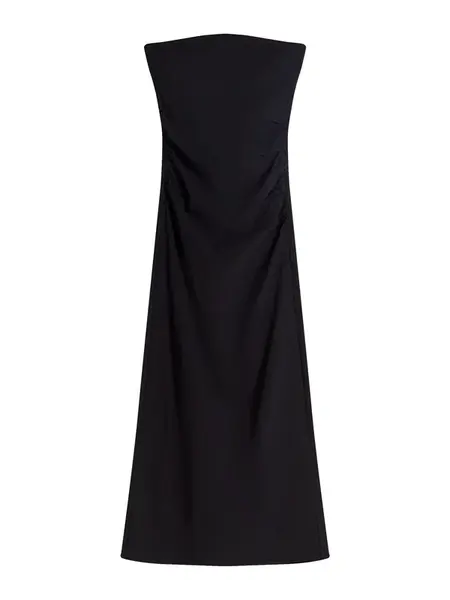 Bershka Šaty  čierna