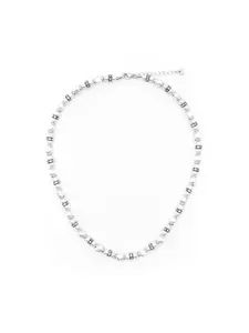 Pull&Bear Retiazka  strieborná / biela