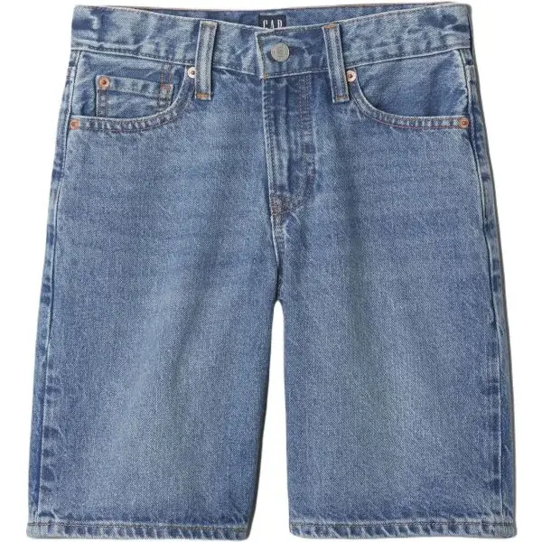 GAP DENIM Chlapčenské kraťasy, modrá, veľkosť 7Y