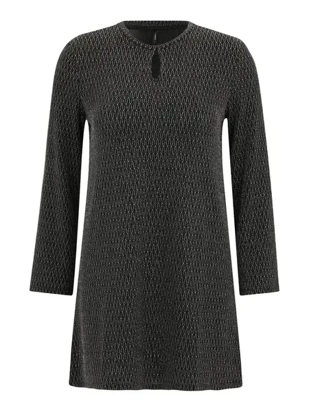 Only Petite Šaty 'ONLCAROL'  čierna / strieborná