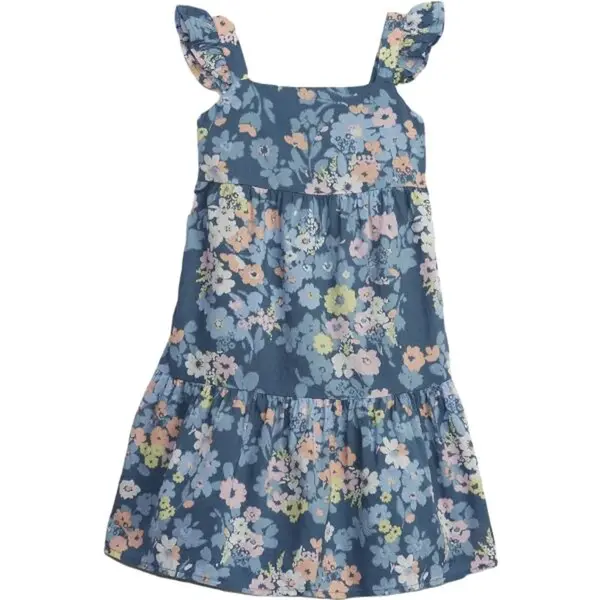 GAP BABY Dívčí šaty, modrá, velikost