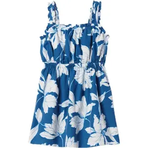 GAP SMOCK Dívčí šaty, modrá, velikost 4Y