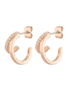 Ted Baker Náušnice 'HELIAS'  ružové zlato / priehľadná