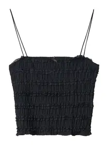 Bershka Top  čierna