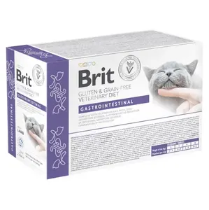 BRIT Veterinary Diet Cat Pouch fillets in Gravy Gastrointest 12x85 g