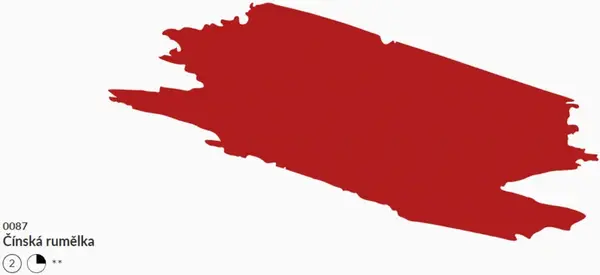 Olejová barva Umton 60ml – 0087 Čínská rumělka