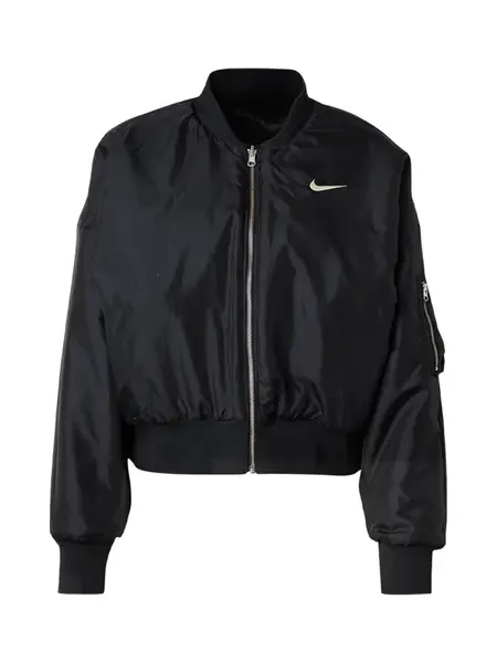 Nike Sportswear Prechodná bunda  čierna / biela