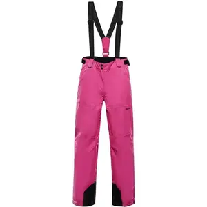 ALPINE PRO EDESA 2 Dámské lyžařské kalhoty, růžová, velikost