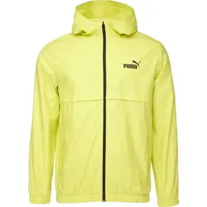 Puma ESSENTIALS SOLID WINDBREAKER JACKET Pánská bunda, žlutá, velikost