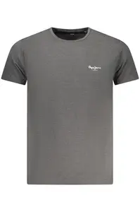 Šedé pánské triko s krátkým rukávem