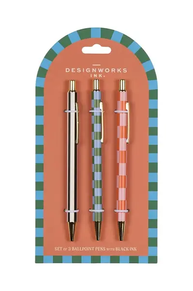 Sada per Designworks Ink Stripes & Checks 3-pack