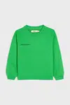 Mikina Pangaia KIDS' 365 MIDWEIGHT SWEATSHIRT zelená barva, 10000279