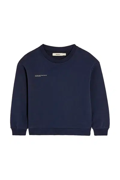 Mikina Pangaia KIDS' 365 MIDWEIGHT SWEATSHIRT tmavomodrá barva, 10000279