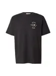 Calvin Klein Jeans Tričko '20S APRIL'  čierna / biela
