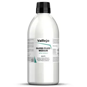 Lesklé médium pro akryl Vallejo Fluid 500ml