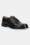 Calvin Klein polobotky pánské kožené ESS RUBBER DERBY LTH